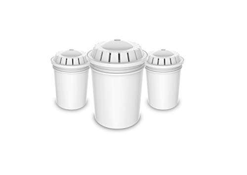 [Prime] Philips Aqua Solutions Ersatz-Filterkartuschen, 3er-Set, AWP261 für Wasserfilter-Kannen AWP2950, AWP2970