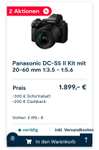 Panasonic Lumix S5 II +20 - 60 Kit Objektiv Vollformat [- 300€ Sofortrabatt]. abzgl.. [-200.- cashback]...final 1699.-