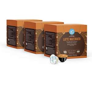 PRIME Happy Belly Kaffeekapseln Latte Macchiato für Dolce Gusto Maschinen 3 Packungen (24 Portionen)