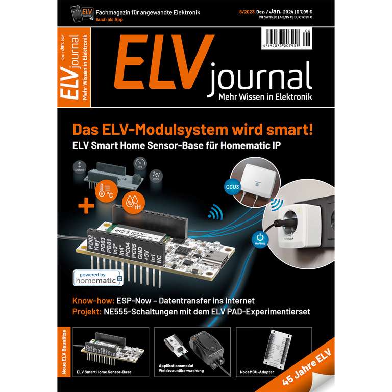 Das ELVjournal wird ab 2024 kostenfrei für alle