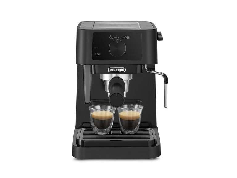 De'Longhi Stilosa EC230.BK - Filterkaffeemaschine / traditionelle Espresso Siebträgermaschine (1 l Wassertank, schwarz) [Bestpreis]