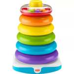 Fisher-Price GJW15: Gigantische Farbring Pyramide, Stapelspielzeug mit Ringen für Babys und Kleinkinder (Prime)
