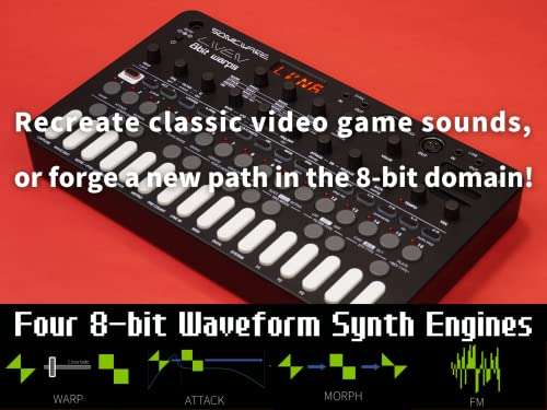 SONICWARE LIVEN 8bit warps (LVN-010), 8bit Groovebox [Musikinstrumente]