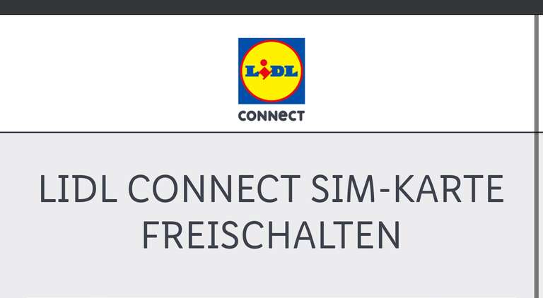 E SIM Lidl Connect Neu!