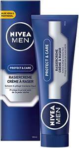 Nivea Men Protect & Care Rasiercreme 1 x 100 ml, mit cremigem Schaum (SparAbo Prime)