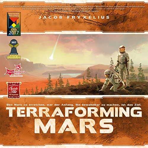 Terraforming Mars, Brett-/Gesellschaftsspiel, 1-5 Spieler, ab 12 Jahren, BGG 8.4
