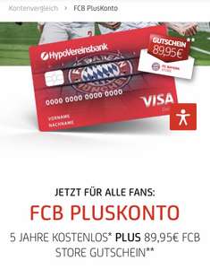 FCB Pluskonto der HVB inkl. 89,95€ FCB Store Gutschein