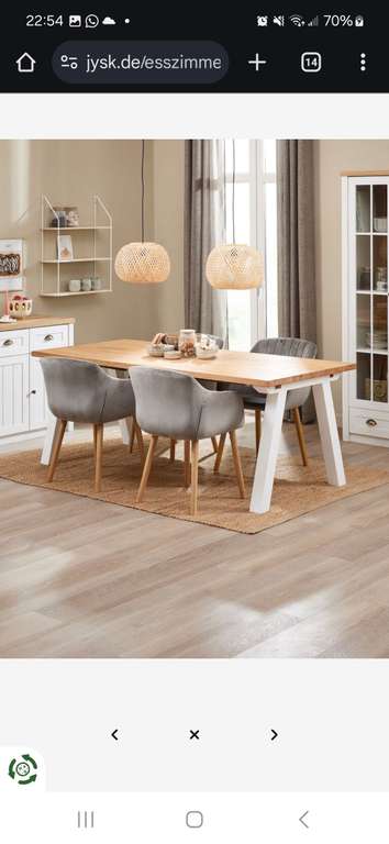 Esstisch Skagen 200x90 cm für nur 150€ bei JYSK