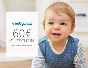 60 € Gutschein Baby Walz ab 600 € Bestellwert