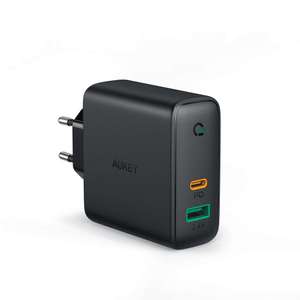 AUKEY PA-D3 Dual-Port GaN Ladegerät | 60W | Power Delivery 3.0 | USB-C & USB-A