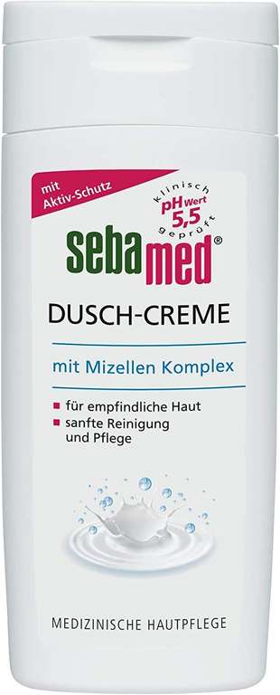 Sebamed "Duschöl mit über 50% Ölanteil" oder "Dusch-Creme mit Mizellen-Komplex" | pH-Wert 5,5 | 200ml [Prime Spar-Abo]