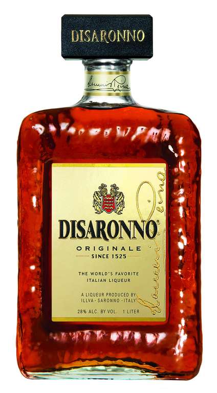 DISARONNO Originale (1 x 1000 ml) – italienischer Amaretto Likör mit süßem, fruchtigem Aroma nach Bittermandel und Vanille (Prime)