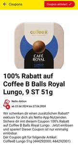 [Freebie/Netto App] Got Balls? CoffeeB Balls 100% Gratis zum Einkauf über die Netto App (personalisiert!)