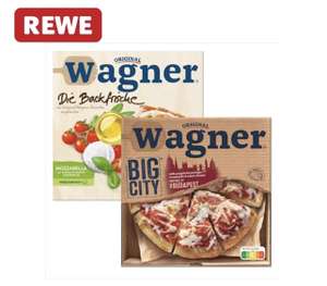[Rewe] 3x Wagner Pizza verschiedene Sorten für effektiv 1,64€ / 0,55€ pro Packung