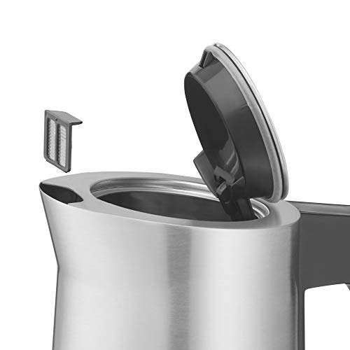 WMF Wasserkocher Kineo Vario Schwarz - Cromargan Edelstahl 18/10 - Kunststoff - 1,6 Liter - mit Temperatureinstellung