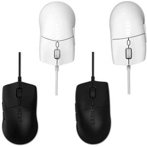 NZXT Lift 2 Gaming Maus | kabelgebunden | 6 Tasten | PixArt PAW 3395 | max. 26000 dpi / 8000Hz | symmetrisch (58g) oder ergonomisch (61g)