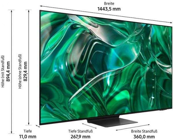 Samsung GQ55S95CAT 138 cm ( 55" ) OLED TV Model 2023 + 250 € Cashback + Gratis Tab A8 32GB Bestpreis