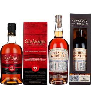 Whisky-Übersicht 190: z.B. GlenAllachie 11 Jahre PX Wood Finish für 63,90€, The Whistler 14 Jahre Single Cask 1607 für 83,90€ inkl. Versand
