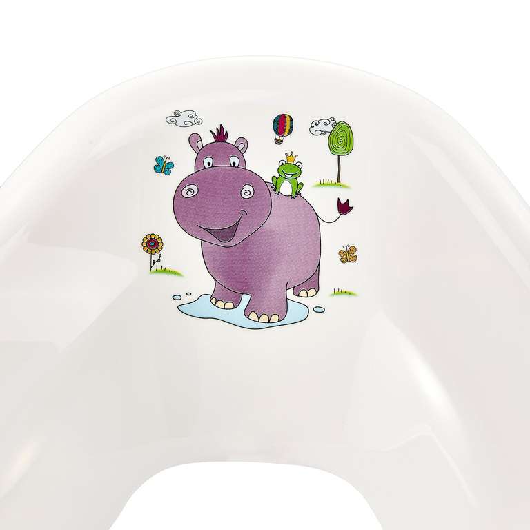 keeeper Hippo Kinder-Toilettensitz, Ab ca. 18 Monate bis ca. 4 Jahre, Anti-Rutsch-Funktion, Ewa, Weiß, 1 Stück (Prime)
