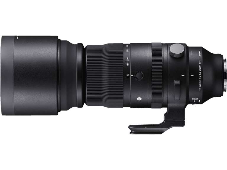 SIGMA S 150 mm - 600 mm 5-6,3 DN, DG, OS (Objektiv für Sony E-Mount, Schwarz)