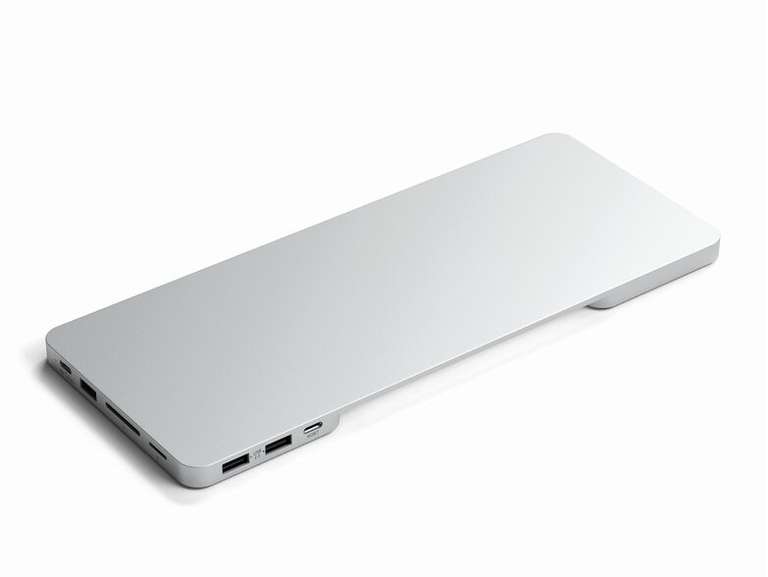 Satechi USB-C Slim Dock für iMac 24” (2021/2023), USB-C 3.2 & USB-A 3.2, 2x USB-A 2.0, MicroSD und SD Slot, M.2 NMVe oder SSDM.2 SATA SSD