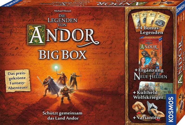 Die Legenden von Andor - Big Box (68312) für 42,07€ (Hugendubel)