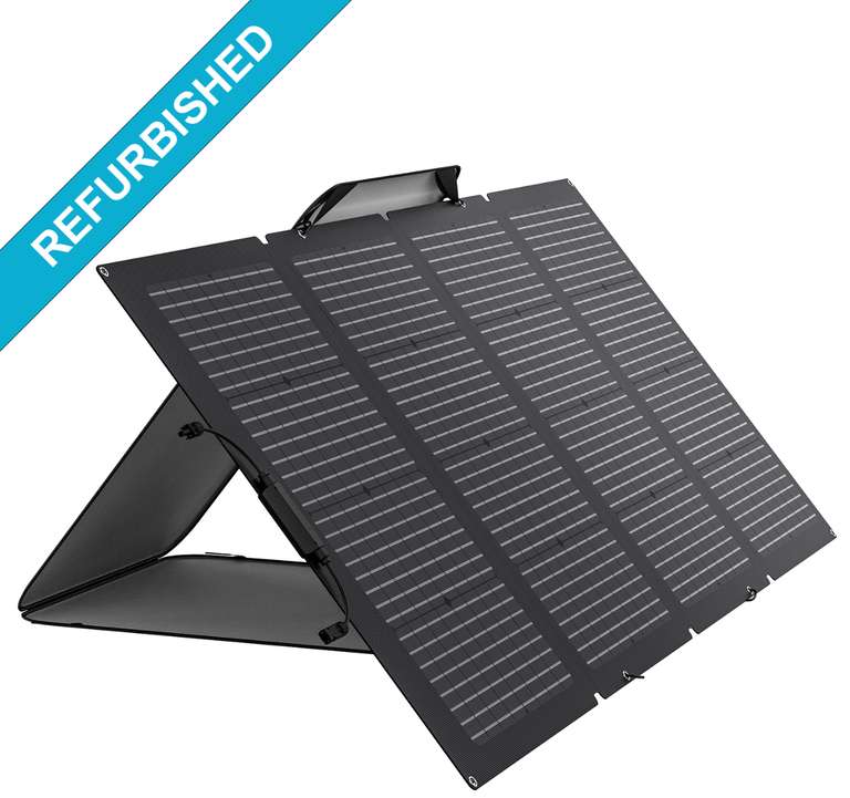 EcoFlow Solarpanele 220W portabel (Refurbished!)... 160W für 206,10€