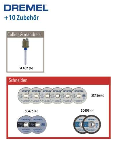 Dremel SC690 EZ SpeedClic Trennscheiben und Aufspanndorn-/Schneide-Set für 13,56€ (Prime)