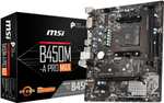 [Vorbestellung] MSI B450M-A Pro Max Mainboard (mATX, AM4 bis Ryzen 5000(G), 2x DDR4, HDMI 2.0, DVI, 1x M.2, 4x USB-A 3.0 & 2x 2.0)