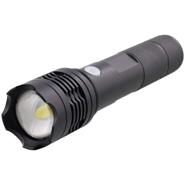 Filiale Action Bundesweit/ Taschenlampe 800 Lumen mit Zoom/ FOKUS, USB-C inkl. 18650 Akku