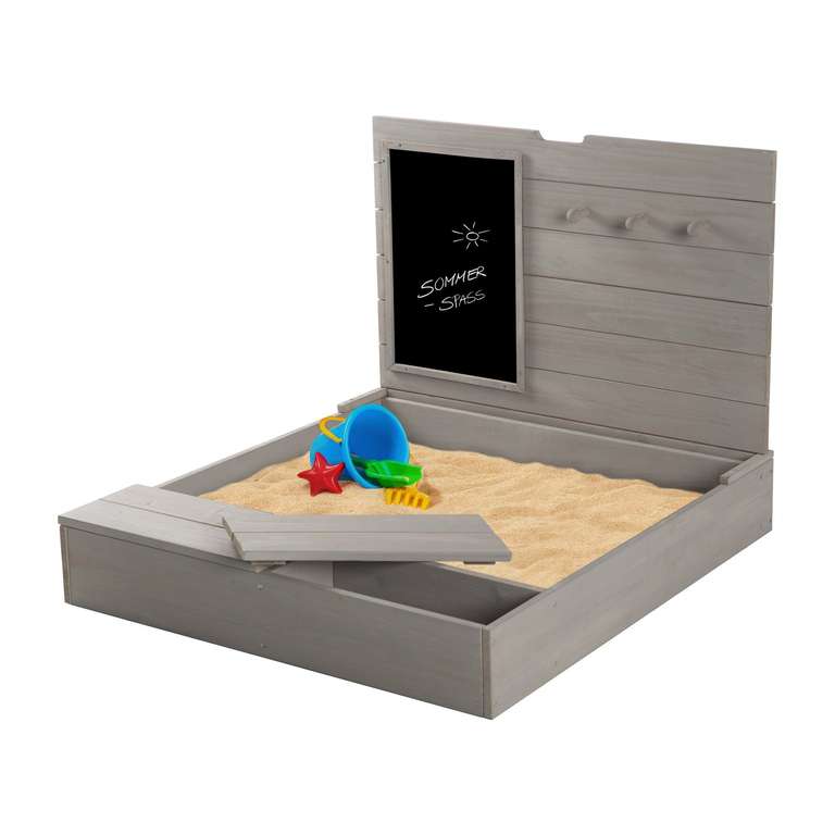 Roba Sandkasten mit Deckel mit Tafel & Haken [Babyone]