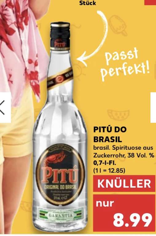 Pitu Do Brasil 0,7L für 8,99€