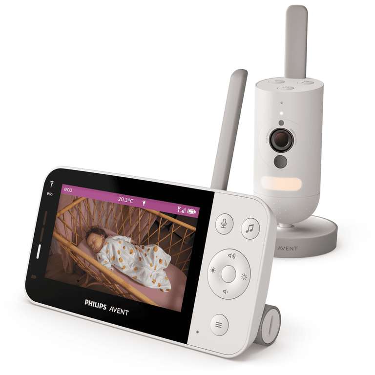Philips AVENT Connected Video - Babyphone mit Wifi, Funk, Elternmonitor und App
