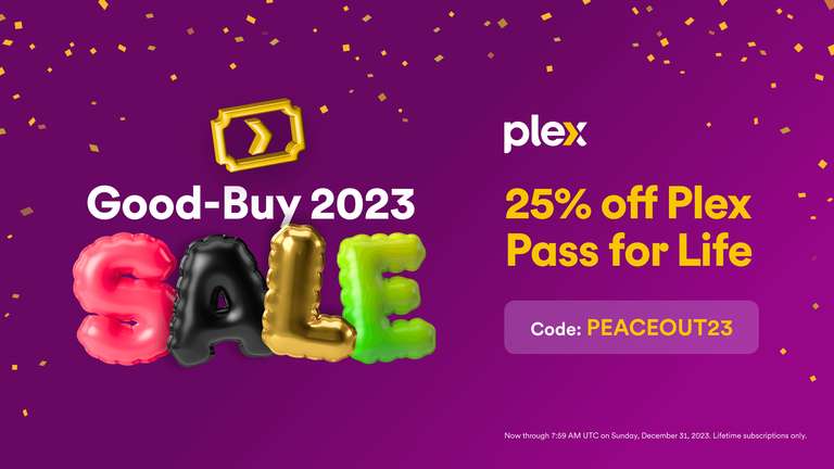Plex Lifetime Pass | 90€ | 71€ via VPN Türkei