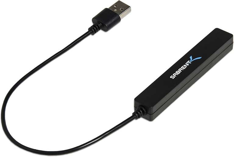 [Prime] SABRENT USB HUB/Adapter 2.0 (4 USB Ports)