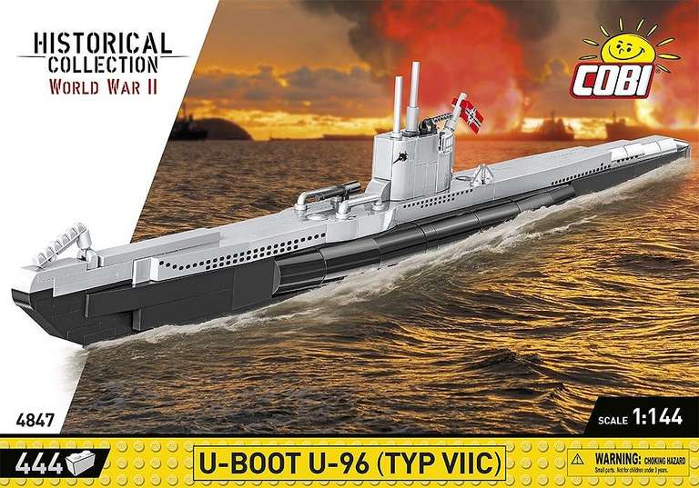 [Klemmbausteine] COBI U-Boot U-96 (4847) für 28,21 Euro (bzw. effektiv 25,41 Euro für Payback-Kunden am 17.03.) [Thalia]
