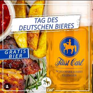 Zum Tag des Bieres ---> Freibier (Fürst Carl Bräustüberl in Ellingen)