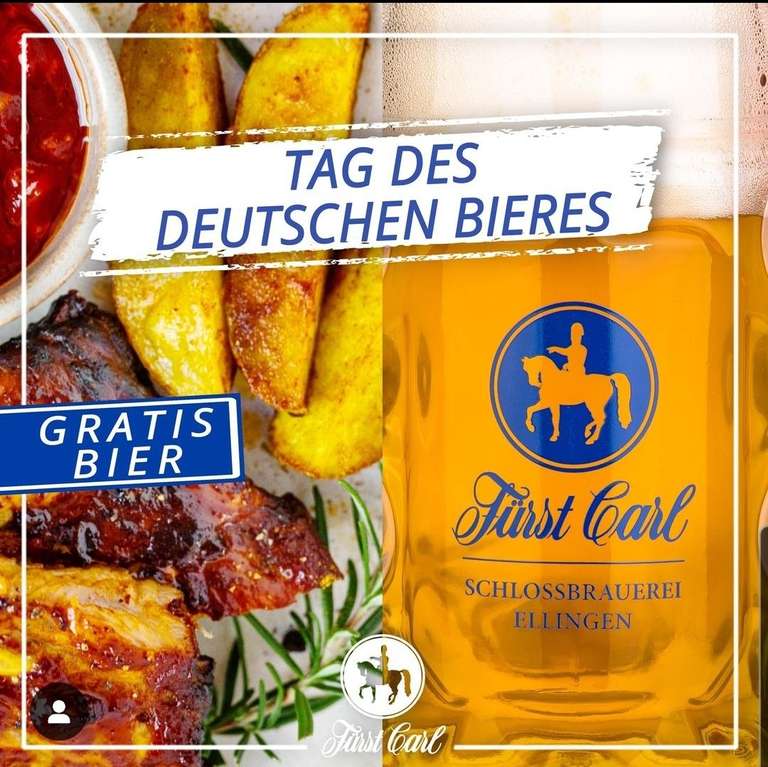 Zum Tag des Bieres ---> Freibier (Fürst Carl Bräustüberl in Ellingen)