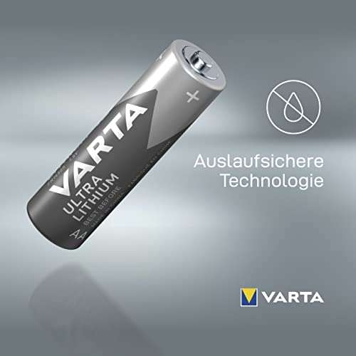 [Prime] VARTA Batterien AA und AAA, 4 Stück, Ultra Lithium