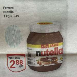 [Globus] Nutella, 825g Glas, Kilopreis 3,49€
