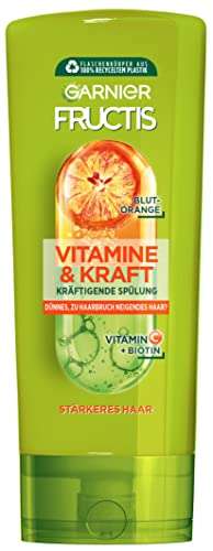 GARNIER Fructis Spülung Vitamin&Kraft 250ml oder das Shampoo Vitamin&Kraft mit 15% Coupon und Spar-Abo (Prime)