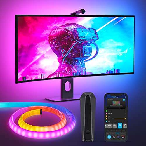 [AMAZON] GOVEE DREAMVIEW G1, Neon LED Strip mit Kamera für 24-32 Zoll Monitore - Bestpreis