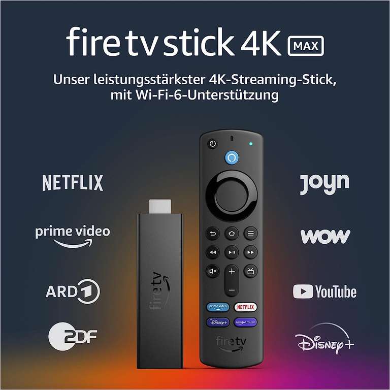 Amazon Prime Day: Fire TV Stick 4K für 21,99 € | Fire TV Stick 4K Max für 34,99 € | Fire TV Cube für 109,99 €
