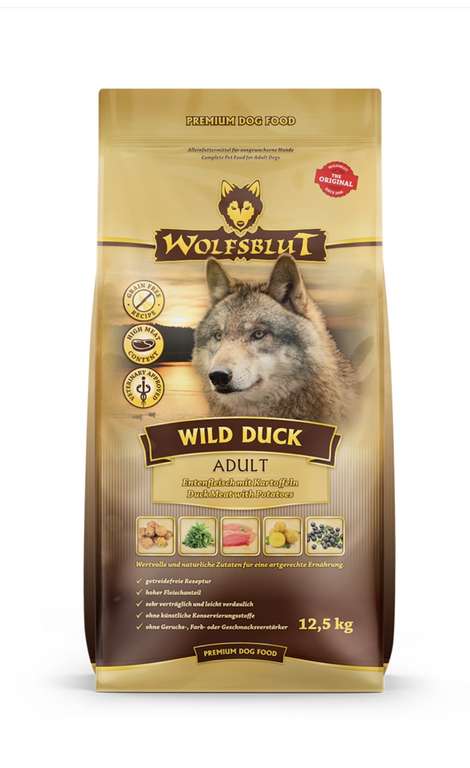 (lokal) Wolfsblut Wild Duck 12,5kg Hundefutter 52,00€