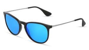 [Fielmann] Sonnenbrille Ray-Ban RB 4171ERIKA, schwarz / silber, blau verspiegelt, für 54,80 € inkl. Versand mit Code BONUS20