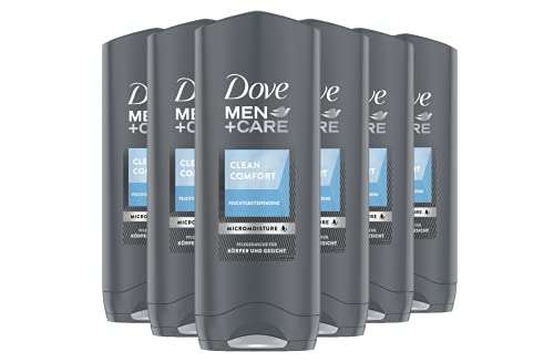 [PRIME/Sparabo] Dove Men+Care Duschgel, Clean Comfort, 6er Pack (6 x 250 ml)