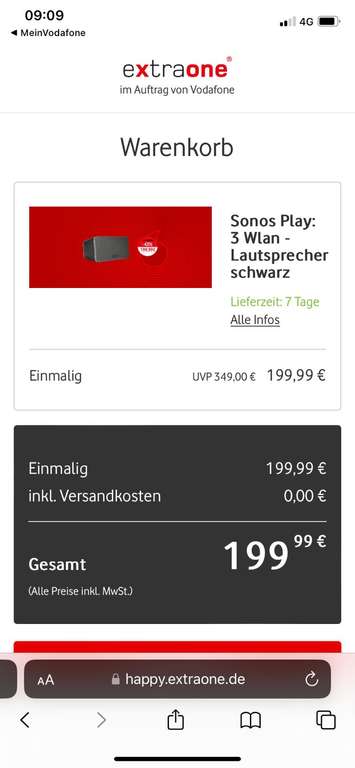 Sonos Play: 3 WLAN-Lautsprecher in weiß oder schwarz