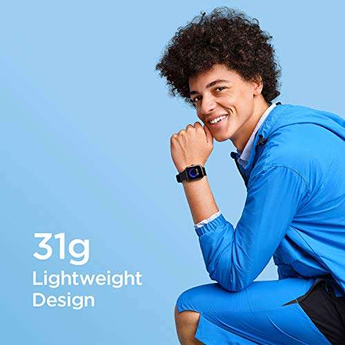 Amazfit Bip U Smartwatch 1,43 Zoll Fitness Uhr mit 60+ Sportmodi, Herzfrequenzmessung, Aktivitätstracker, Schlafindex, Schrittzähler