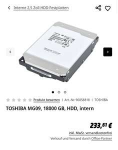 Toshiba MG09 18 TB von Office Partner