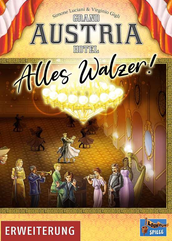 Grand Austria Hotel - Alles Walzer (Erweiterung) zum Bestpreis, 2-4 Spieler, ab 12 Jahren, BGG:8,4, Komplexität: 3,29, Spieldauer: 90 Min.